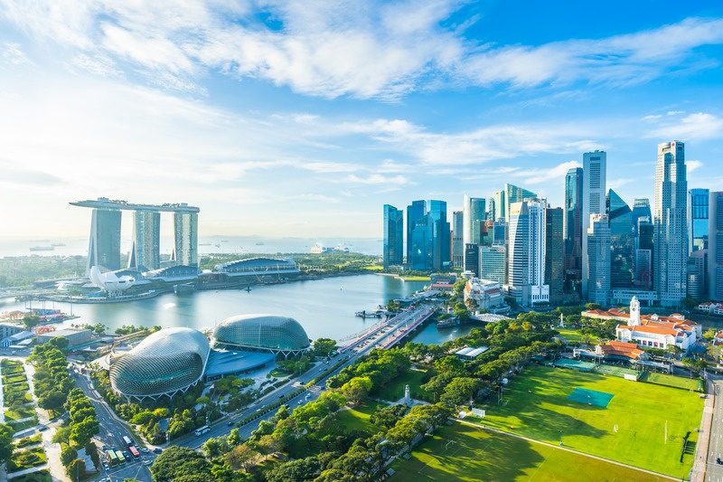 Singapore business district